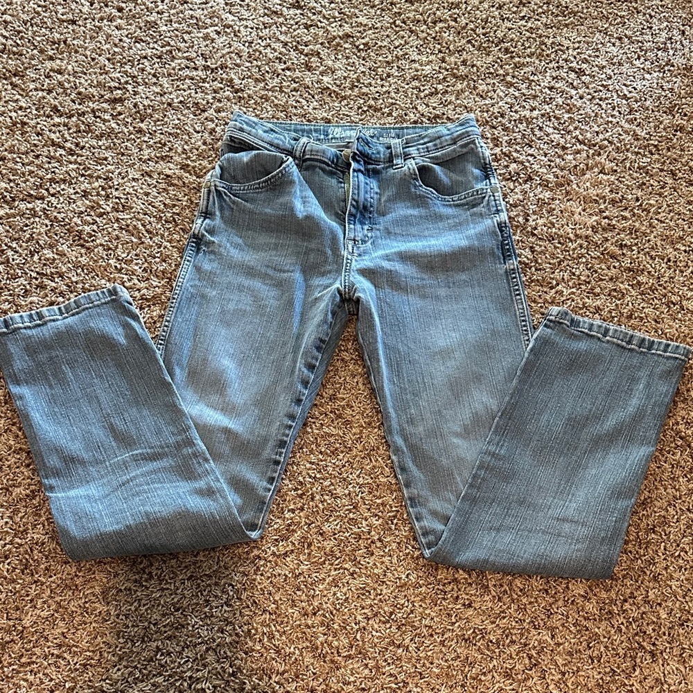 Wrangler Retro Slim Straight Blue Jeans